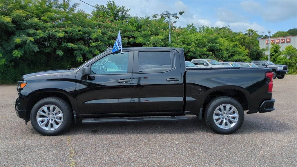 Certified 2024 Chevrolet Silverado 1500 Custom with VIN 1GCPABEK7RZ134367 for sale in Laurel, MS
