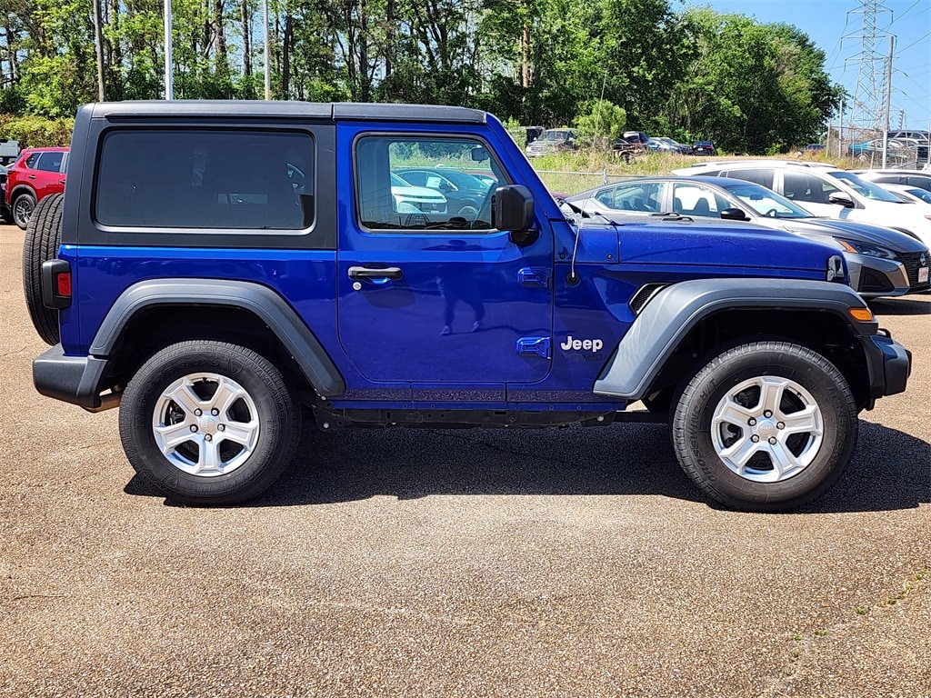 Used 2020 Jeep Wrangler Sport S with VIN 1C4GJXAN7LW204942 for sale in Jackson, MS