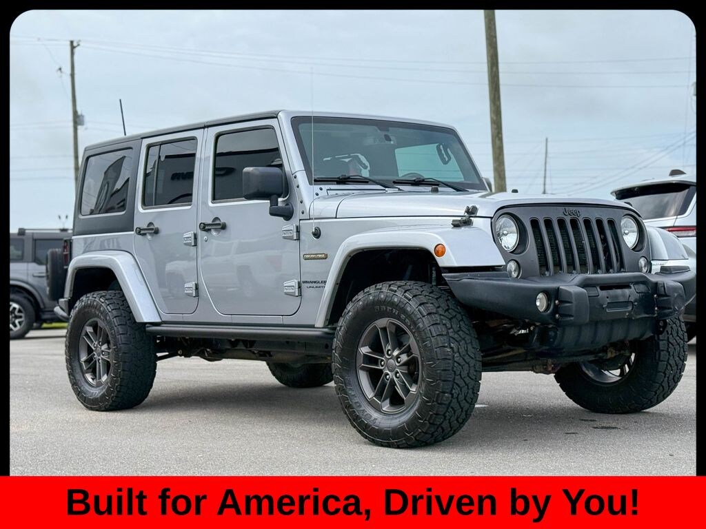 Certified 2018 Jeep Wrangler JK Unlimited Sport 4x4 SUV