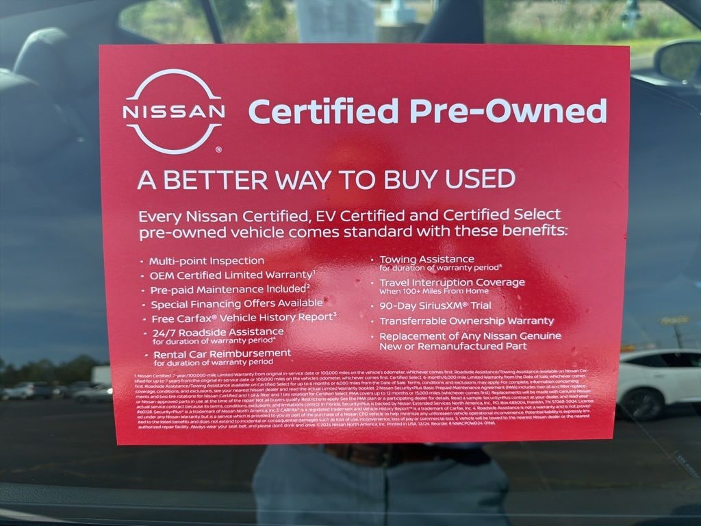 Certified 2025 Nissan Altima SR Sedan