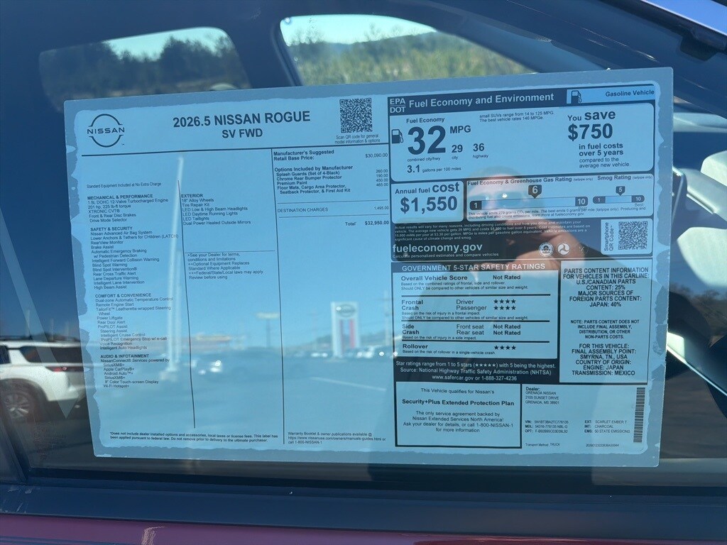 New 2026 Nissan Rogue SV SUV