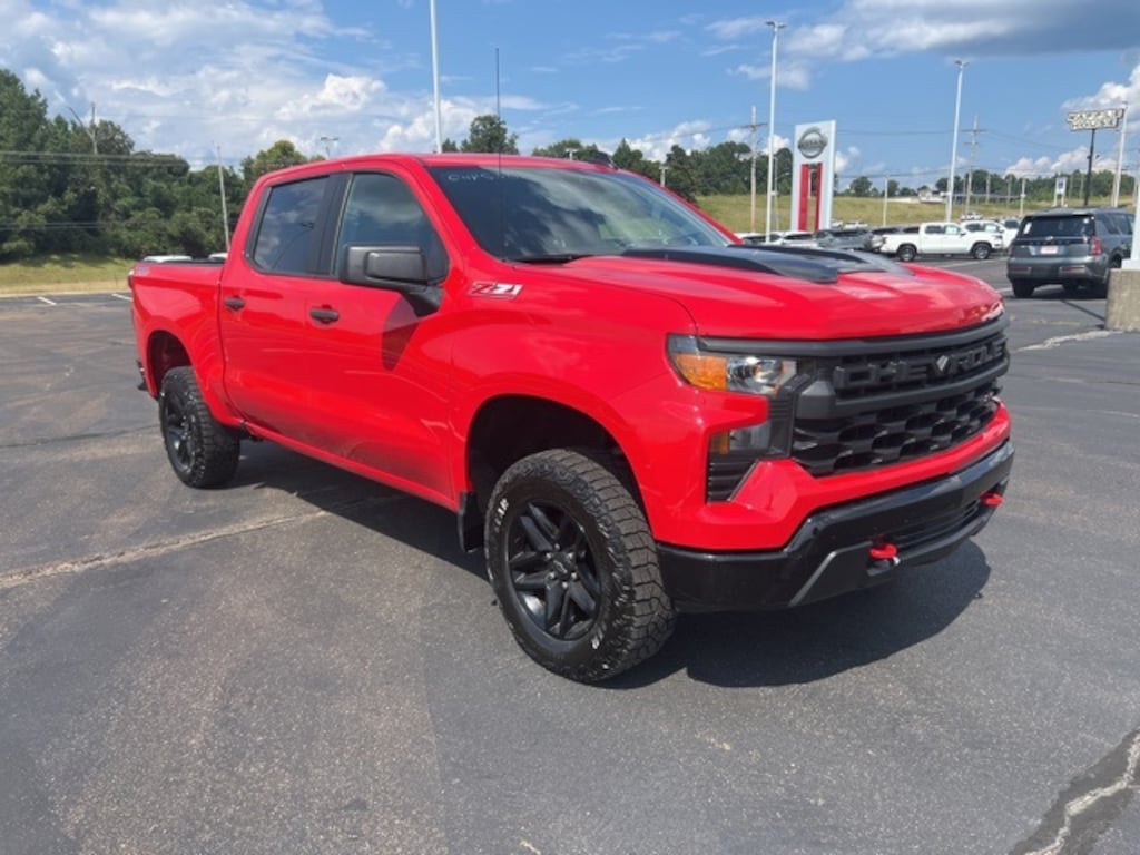 Used 2024 Chevrolet Silverado 1500 Custom Trail Boss Truck Crew Cab