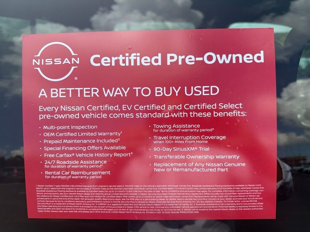 Certified 2025 Nissan Frontier PRO-4X Truck Crew Cab
