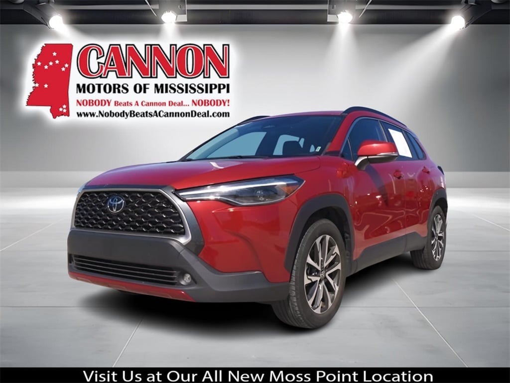 Used 2023 Toyota Corolla Cross XLE with VIN 7MUEAAAG3PV056726 for sale in Moss Point, MS