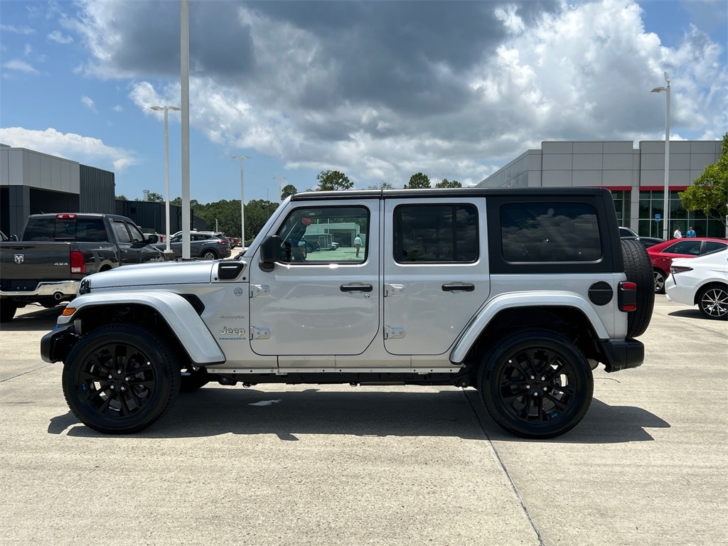 Used 2023 Jeep Wrangler 4xe Sahara 4XE with VIN 1C4JJXP66PW698707 for sale in Moss Point, MS