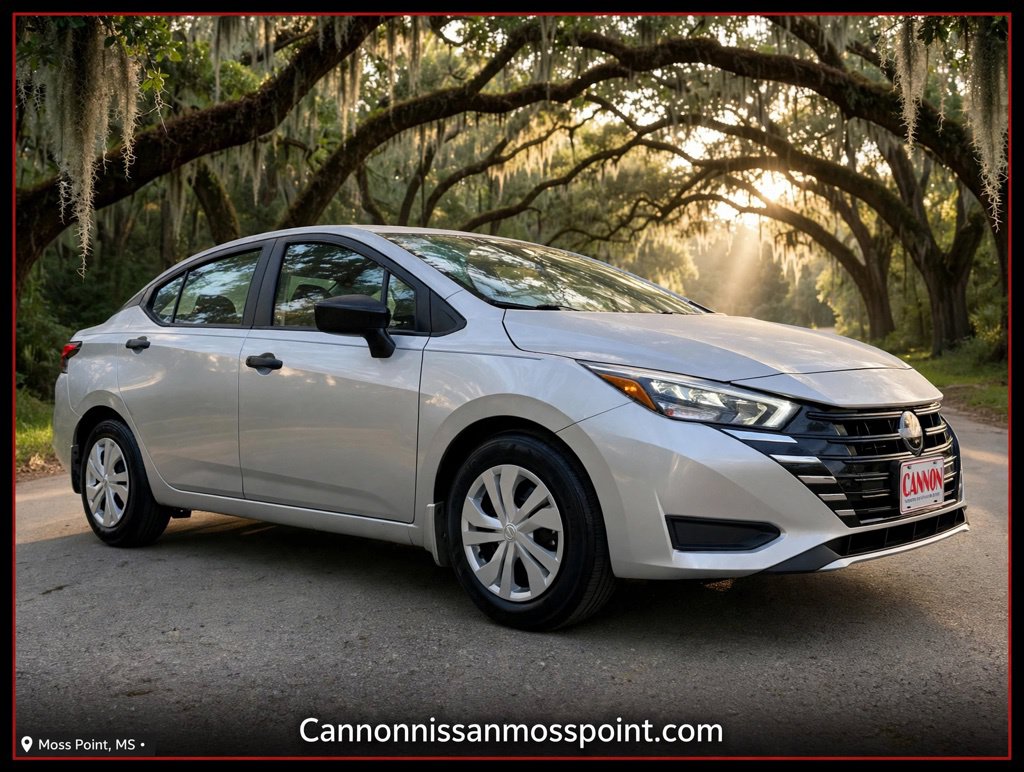Used 2025 Nissan Versa Sedan S with VIN 3N1CN8DV4SL851276 for sale in Moss Point, MS