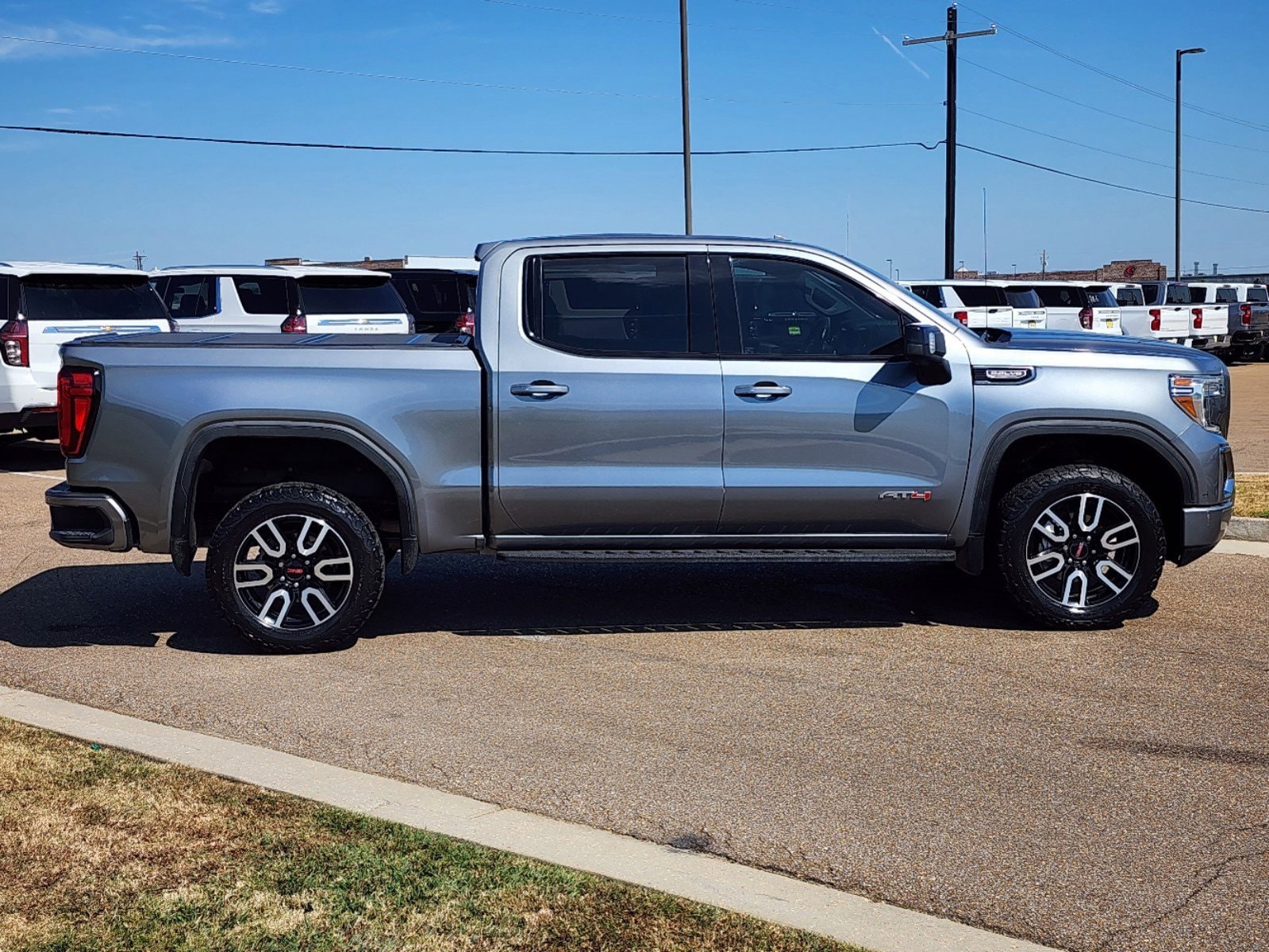 Used 2021 GMC Sierra 1500 AT4 with VIN 3GTP9EED7MG210576 for sale in Madison, MS