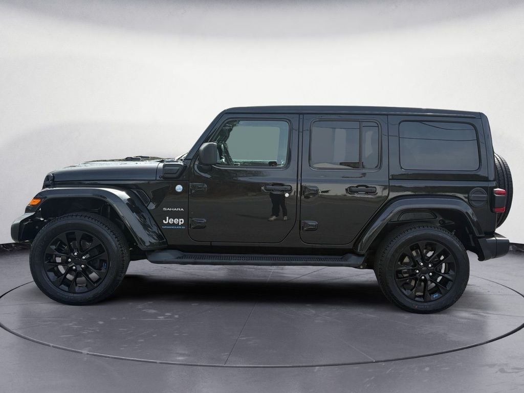 Used 2023 Jeep Wrangler 4xe Sahara 4XE with VIN 1C4JJXP64PW554105 for sale in Yarmouth, MA