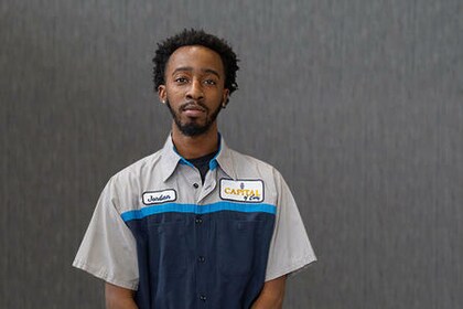 Staff member Jordan Thomas from ID_e3e4ee