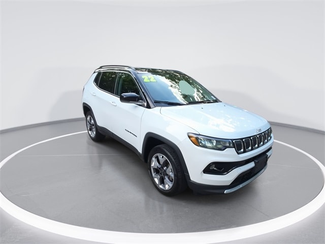 Used 2022 Jeep Compass Limited with VIN 3C4NJDCB2NT127219 for sale in Cary, NC