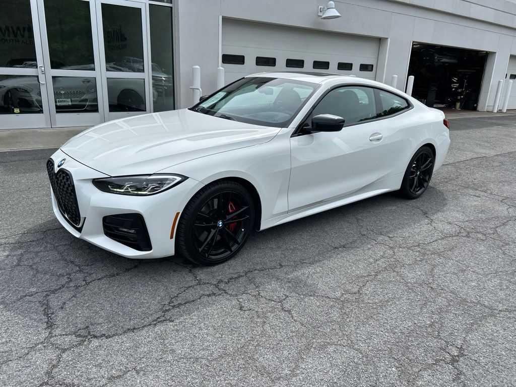 Alpine White 2021 BMW 4 Series Coupe All-Wheel Drive 8-Speed Automatic