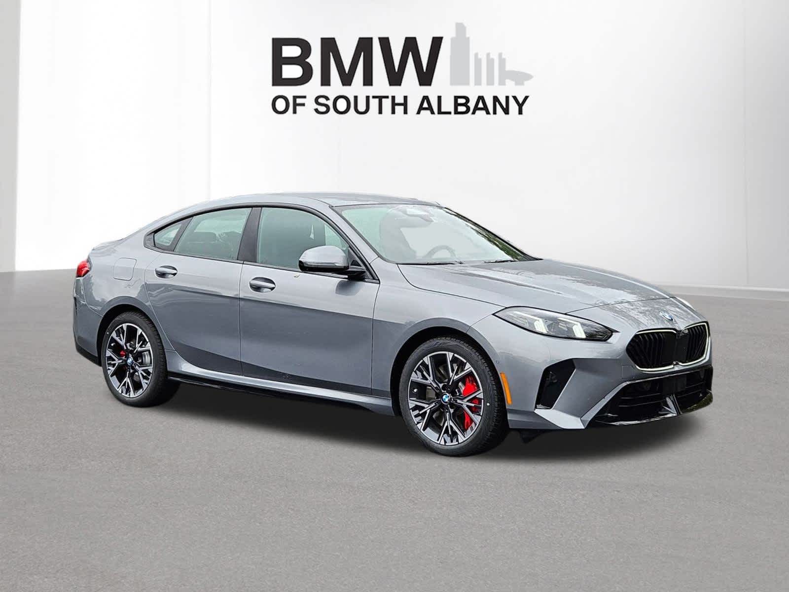 Gray (Skyscraper Grey Metallic) 2026 BMW 2 Series Sedan All-Wheel Drive 7-Speed Automatic
