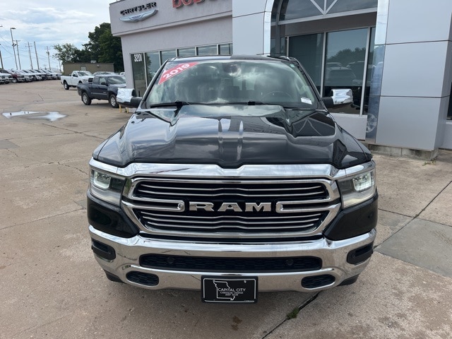 Certified 2019 RAM Ram 1500 Pickup Laramie with VIN 1C6SRFJT6KN654606 for sale in Jefferson City, MO