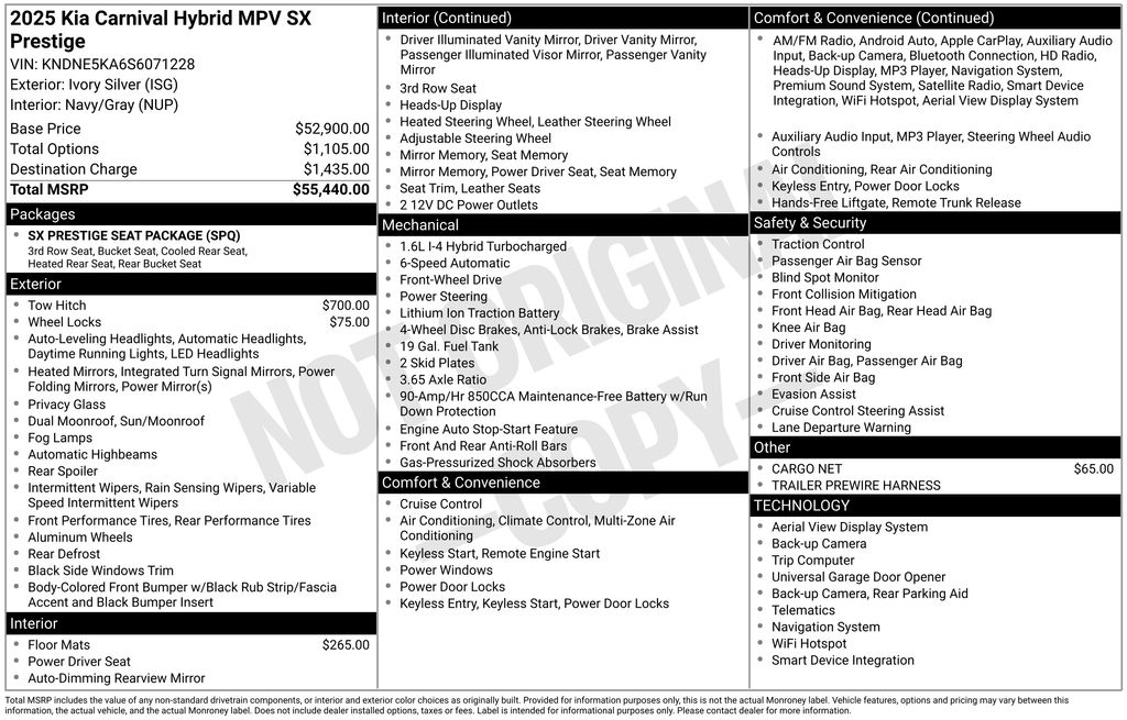 2025 Kia Carnival SX Prestige - Photo 28