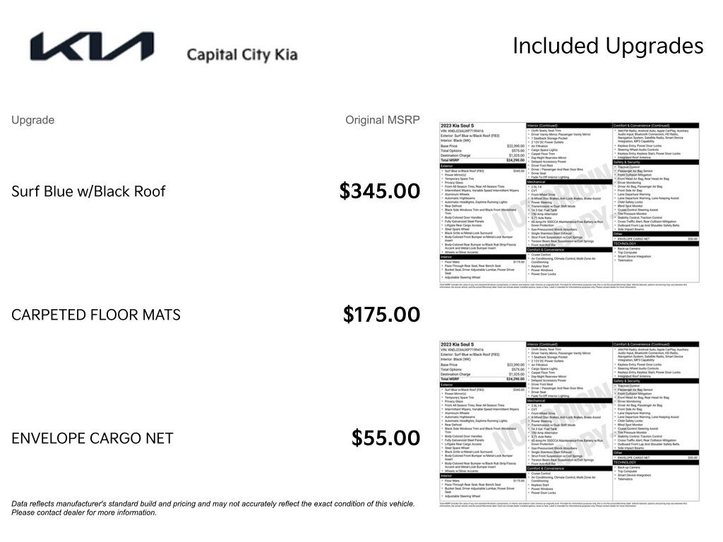 Certified 2023 Kia Soul S Hatchback
