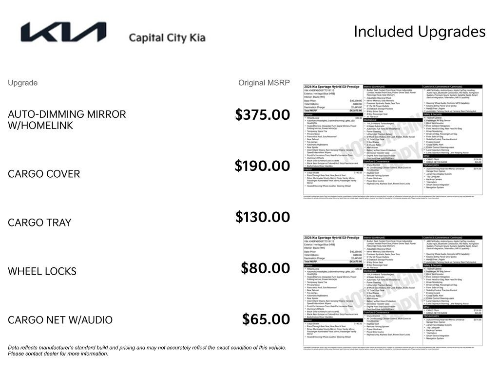 New 2026 Kia Sportage Hybrid SX-Prestige SUV