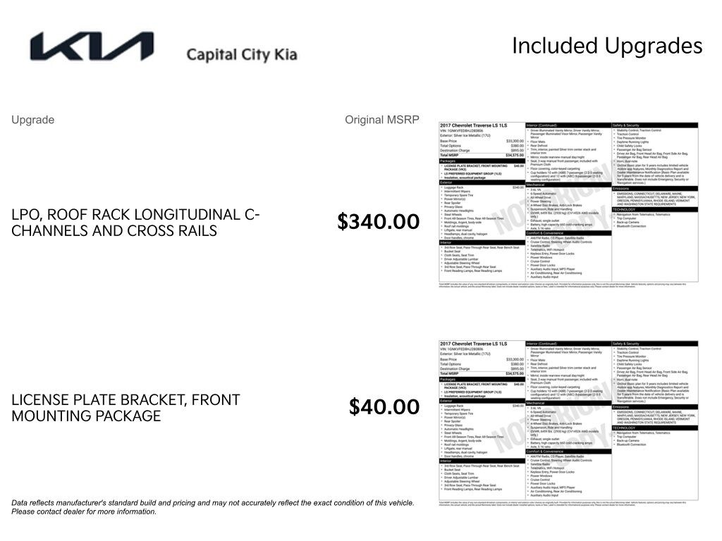 Used 2017 Chevrolet Traverse LS SUV