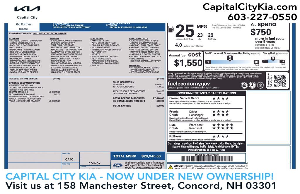 2019 Ford Ecosport SE