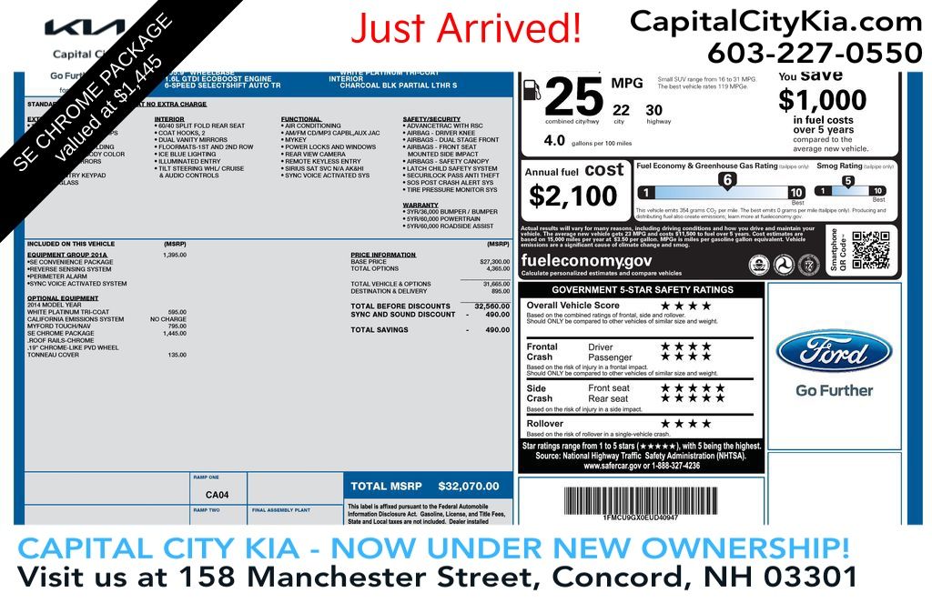 2014 Ford Escape SE's photo