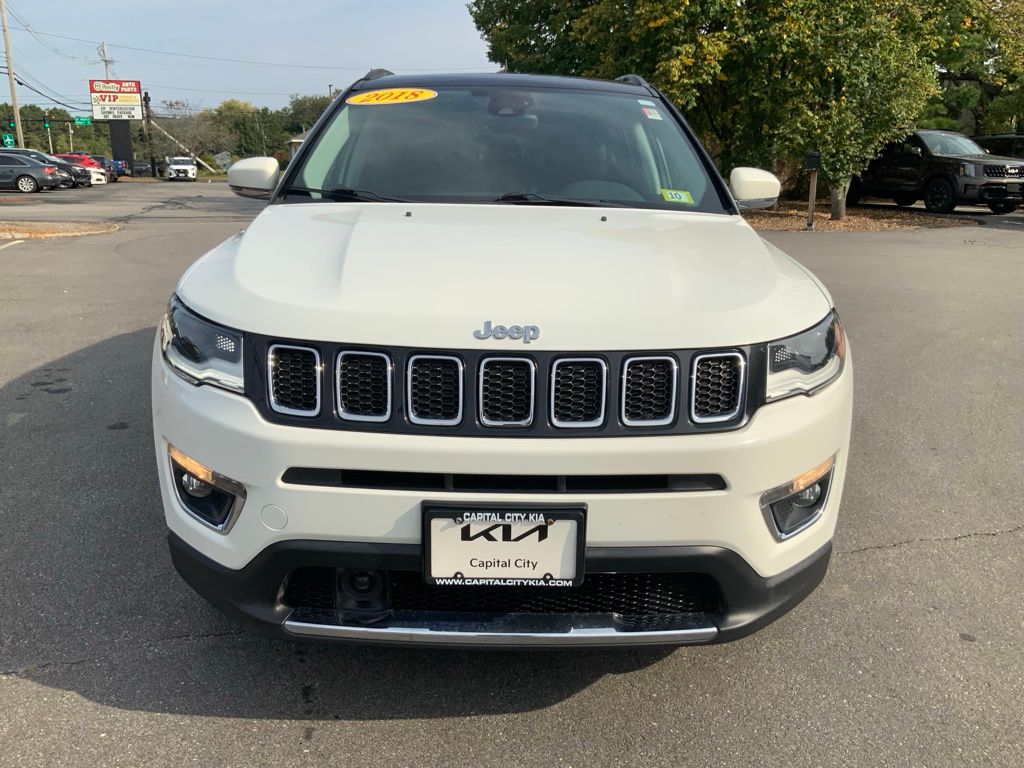 Used 2018 Jeep Compass Limited with VIN 3C4NJDCB3JT206215 for sale in Concord, NH