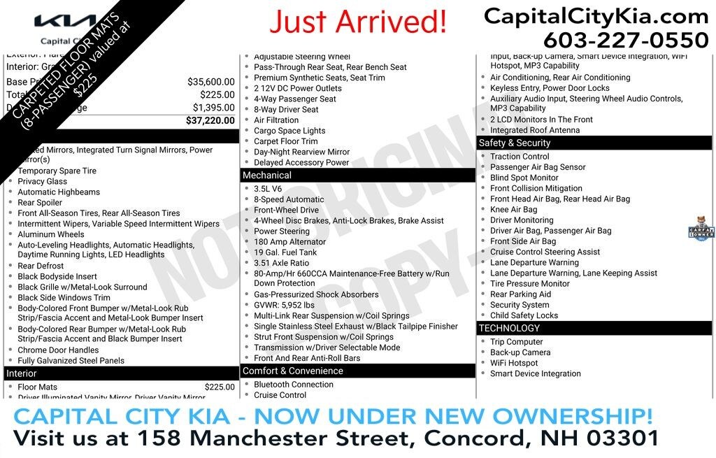 Certified 2024 Kia Carnival LX Minivan/Van