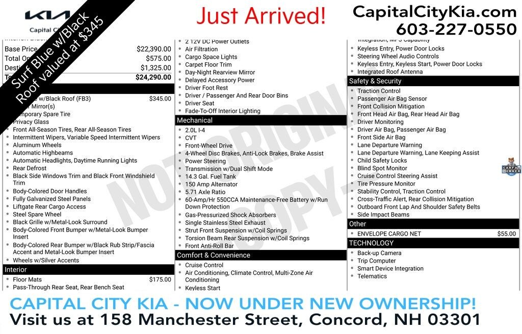 Certified 2023 Kia Soul S Hatchback