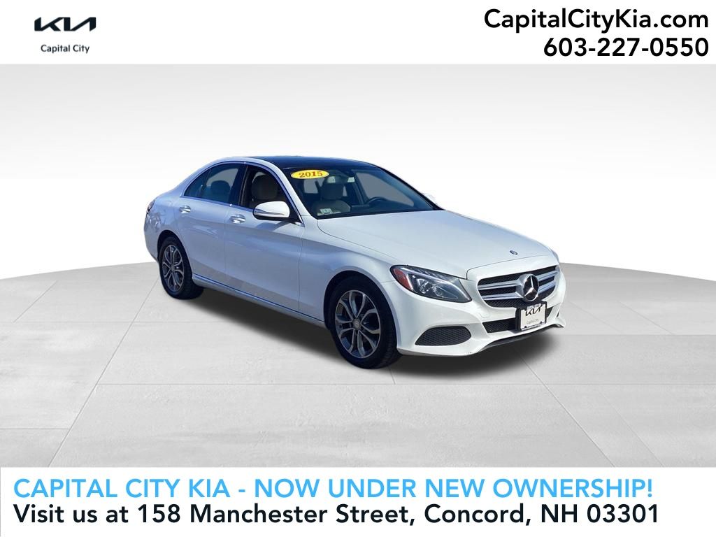 Used 2015 Mercedes-Benz C-Class C300 with VIN 55SWF4KB9FU085024 for sale in Concord, NH