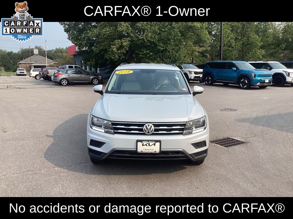 Used 2018 Volkswagen Tiguan SE with VIN 3VV2B7AX8JM058381 for sale in Concord, NH