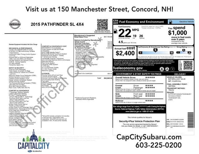 2015 Nissan Pathfinder SL