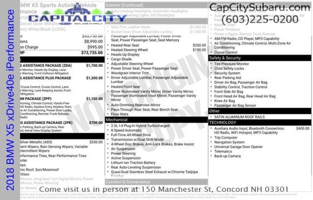 Used 2018 BMW X5 xDrive40e SUV