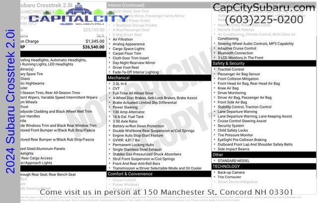 2024 Subaru Crosstrek Base