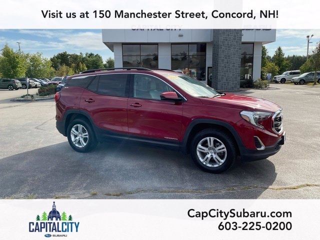 Used 2018 GMC Terrain SLE with VIN 3GKALUEU5JL222475 for sale in Concord, NH