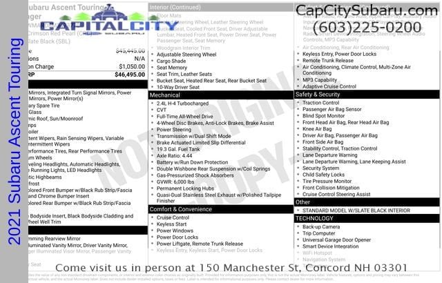 2021 Subaru Ascent Touring's photo