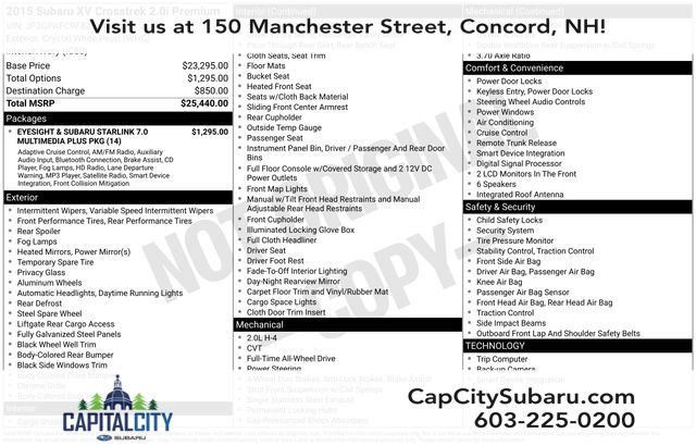 2015 Subaru XV Crosstrek Premium