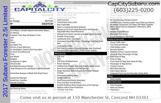 2017 Subaru Forester Limited