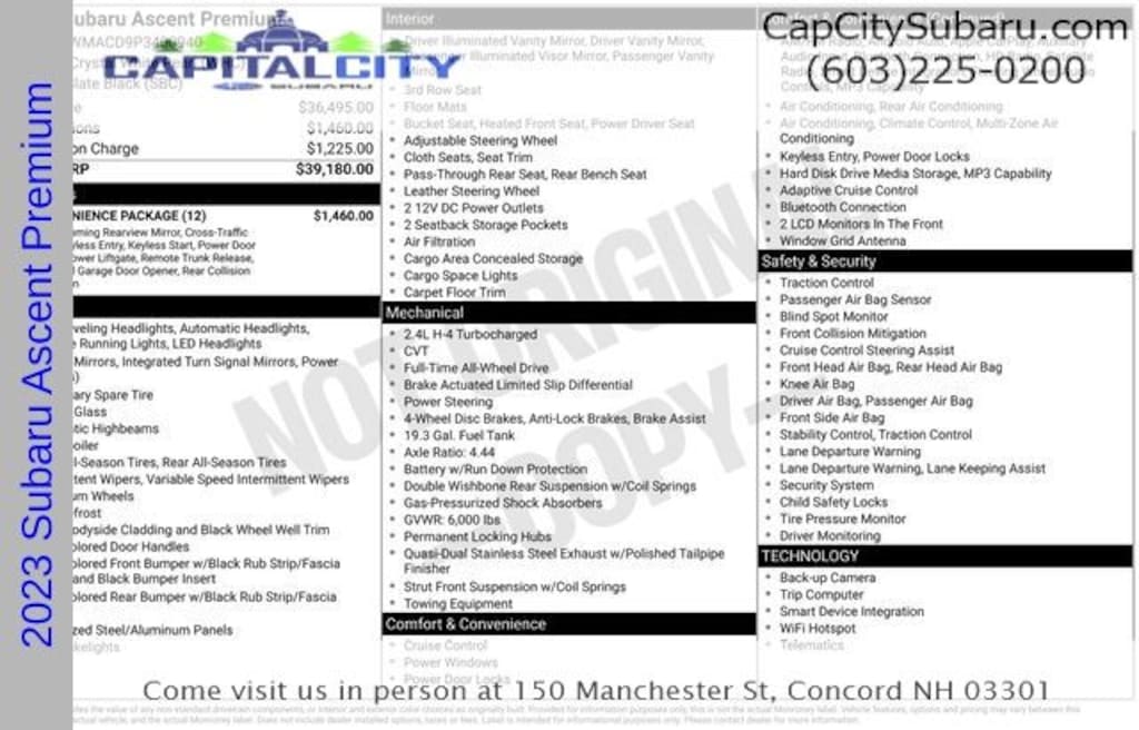 Used 2023 Subaru Ascent Premium SUV