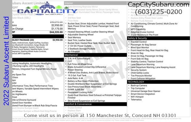 2022 Subaru Ascent Limited