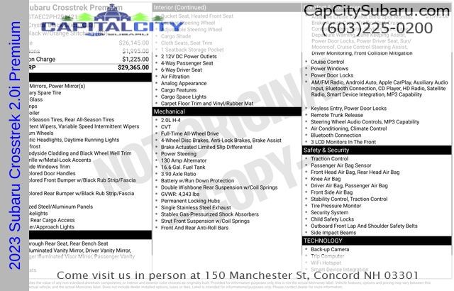 2023 Subaru Crosstrek Premium