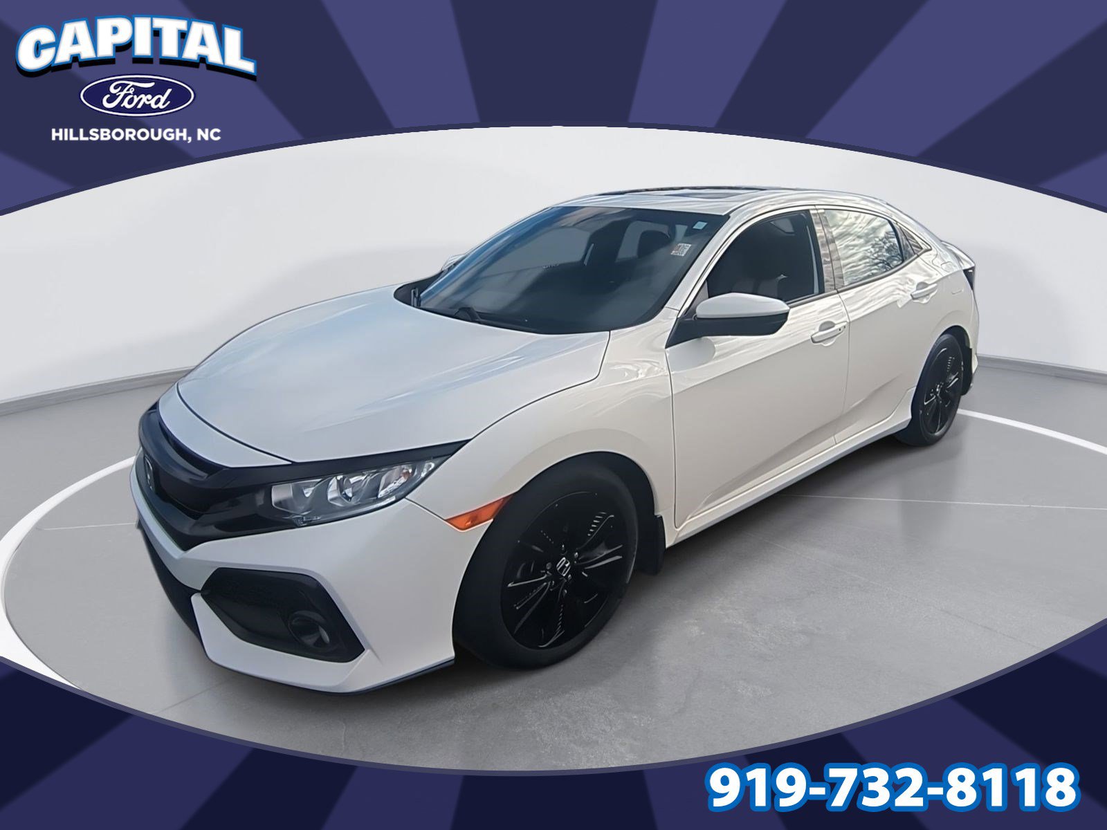 Used 2019 Honda Civic Hatchback EX EX CVT