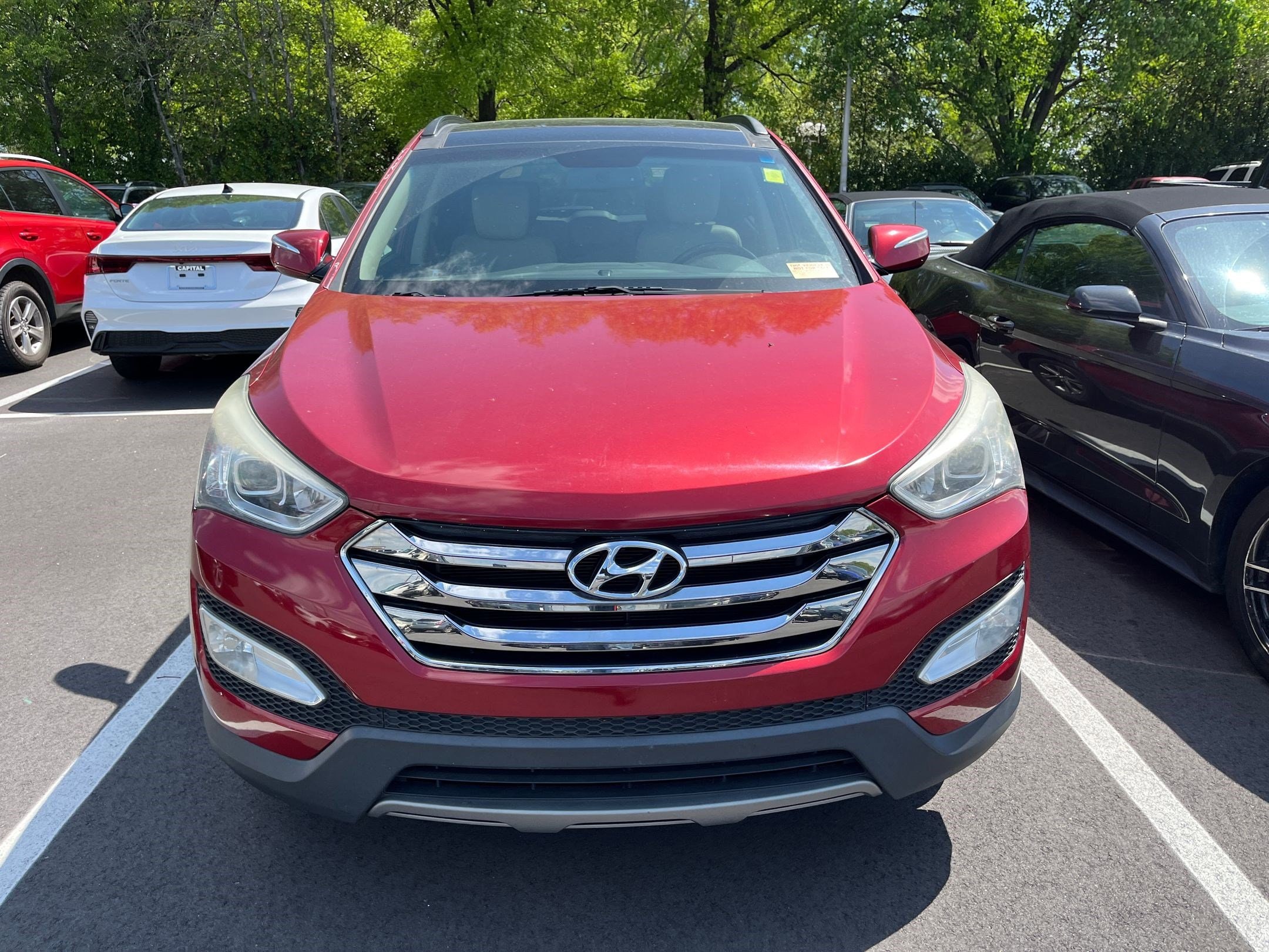 Used 2014 Hyundai Santa Fe Sport with VIN 5XYZU3LB8EG230865 for sale in Jacksonville, NC