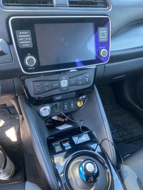 Used 2021 Nissan Leaf SL Plus with VIN 1N4BZ1DV8MC554942 for sale in Jacksonville, NC