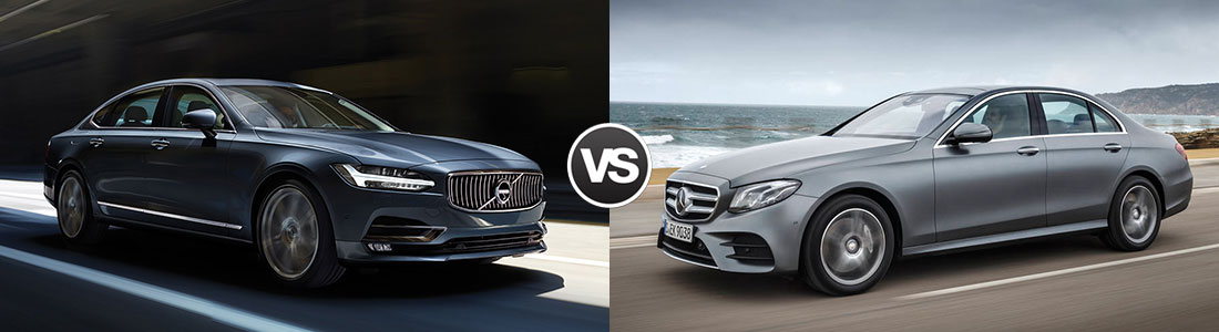 2017 Volvo S90 vs Mercedes-Benz E-Class