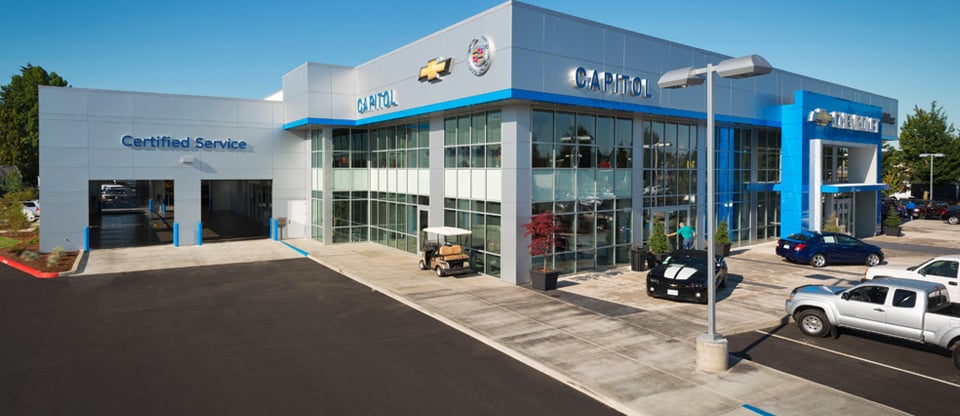 Picture of the Capitol Chevrolet dealership from the outside