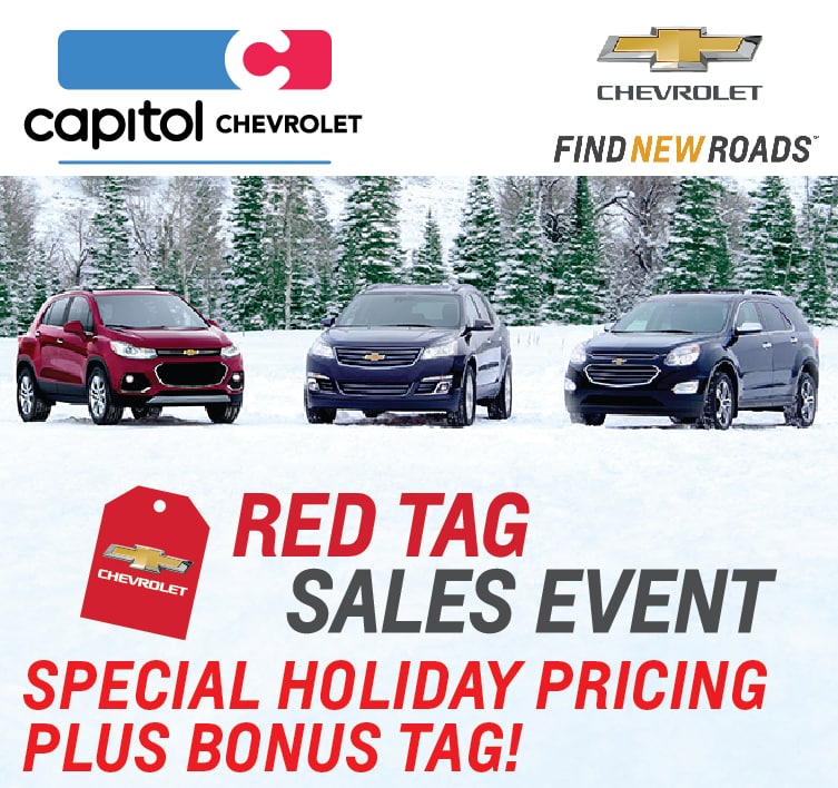Red Tag Sale Event CAPITOL CHEVROLET OF SALEM