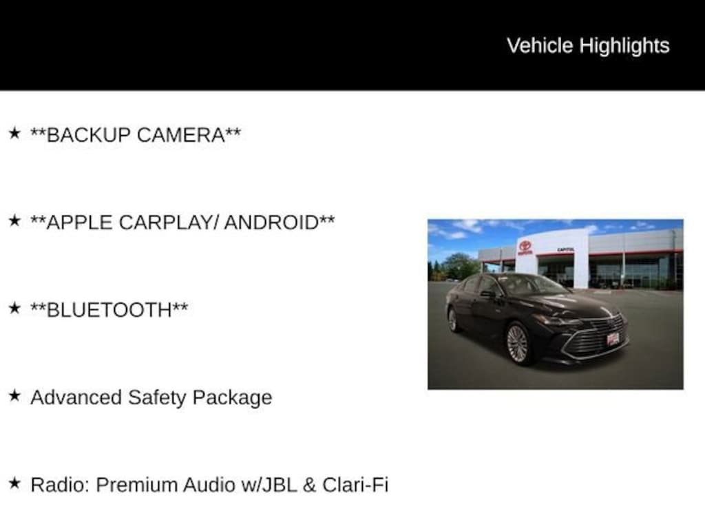 Used 2020 Toyota Avalon Hybrid Limited Sedan