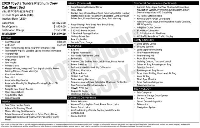 2020 Toyota Tundra Platinum - Photo 32