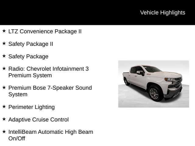 Used 2021 Chevrolet Silverado 1500 LTZ with VIN 3GCUYGELXMG213416 for sale in Salem, OR