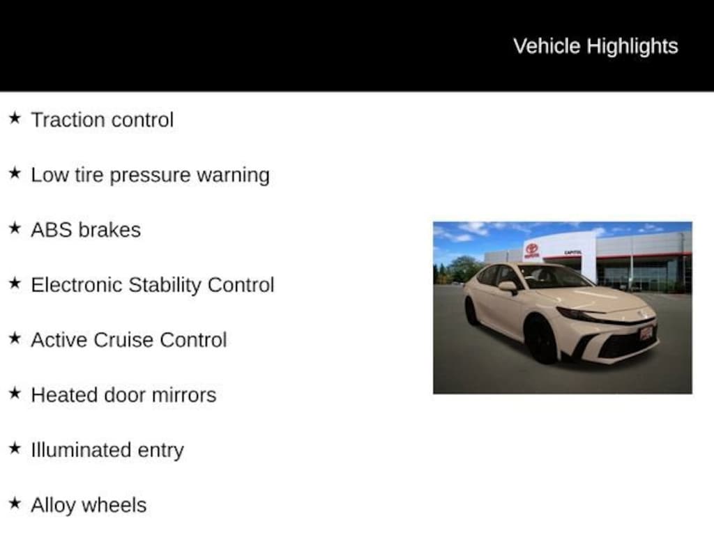 Used 2025 Toyota Camry SE Sedan