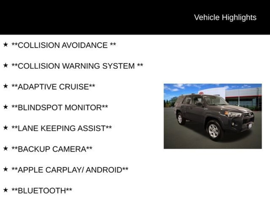 Used 2024 Toyota 4Runner SR5 SUV