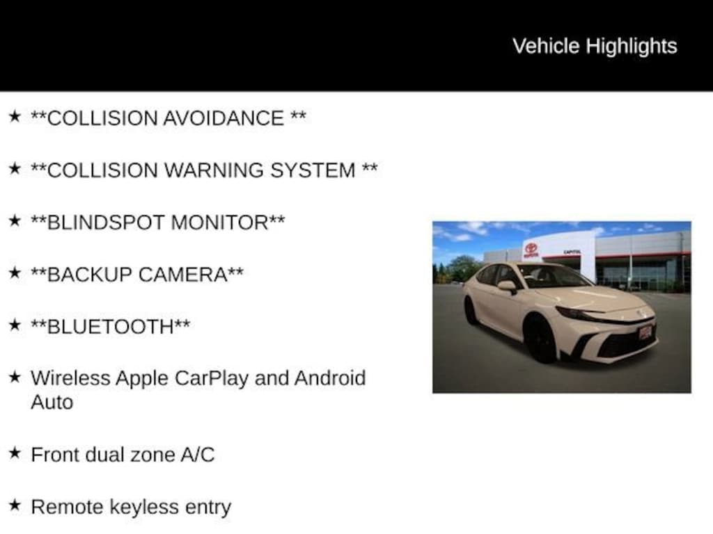 Used 2025 Toyota Camry SE Sedan